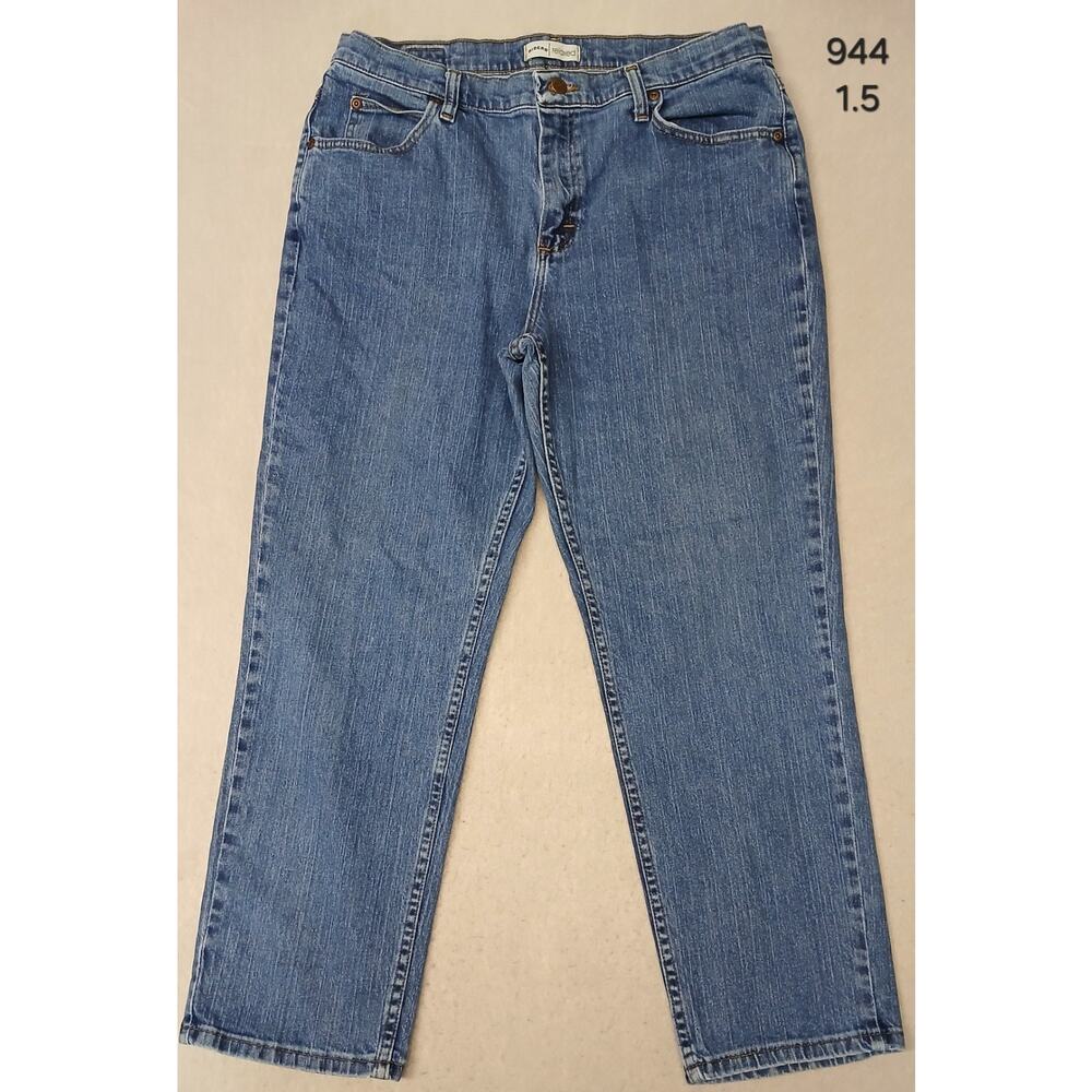 Ryders (14P) women's Relaxed Straight Leg Blue Denim Jeans